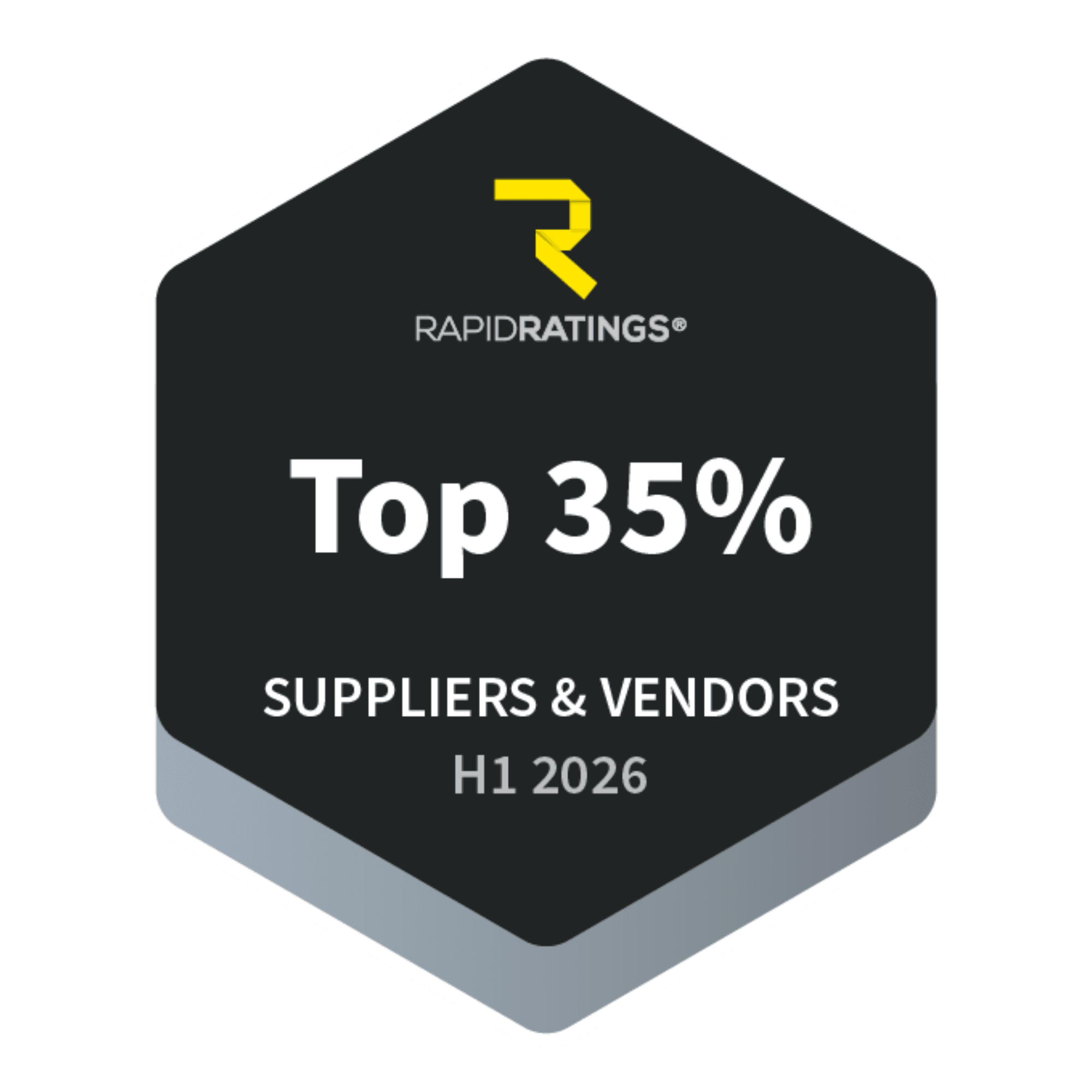 RapidRatings Top 35% Suppliers & Vendors, H1 2026